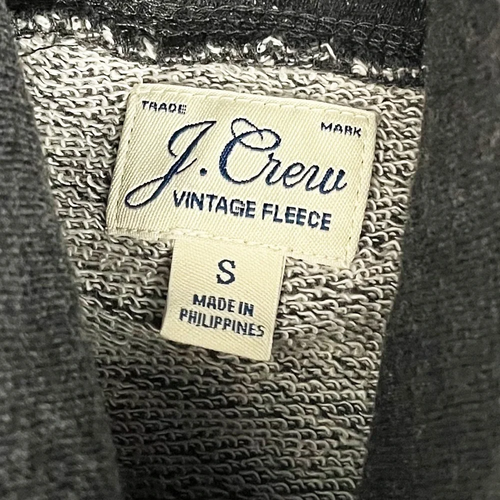 J. Crew Cozy Turtleneck Cowl Vintage Fleece Terry Sweatshirt Pullover Gorpcore